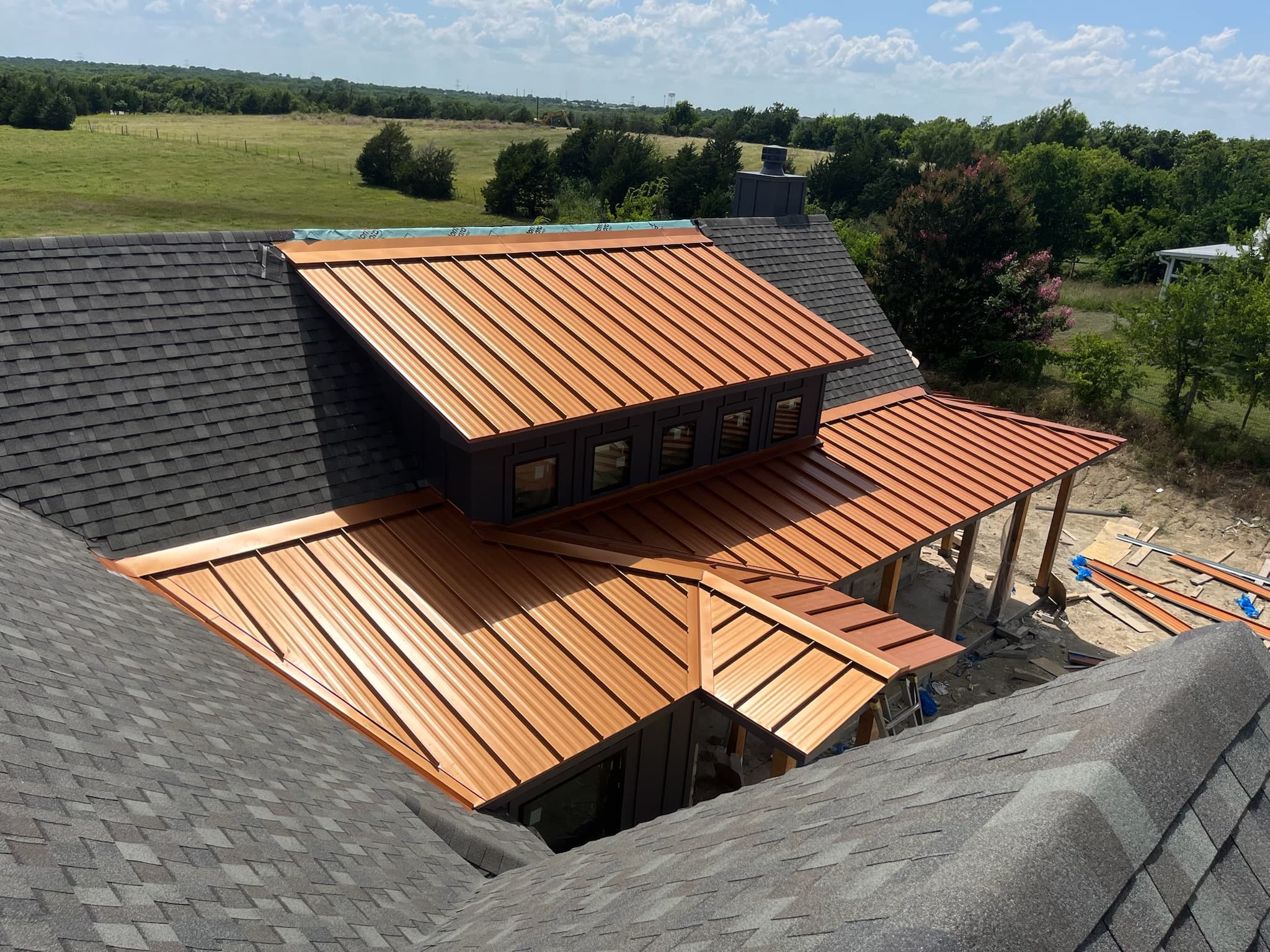 Replacement in Cypress: Full tear-off and replacement after years of Gulf Coast sun damage.